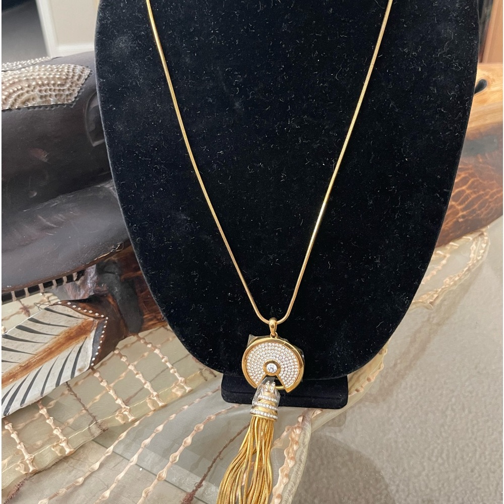 Traci Lynn gold plate necklace